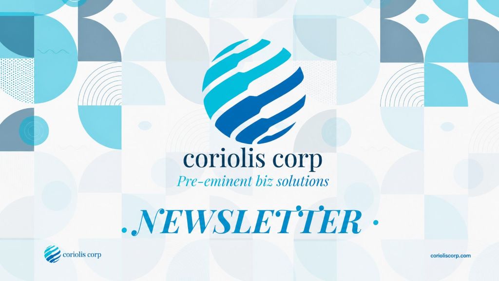 Coriolis Corp Newsletter – August 2026