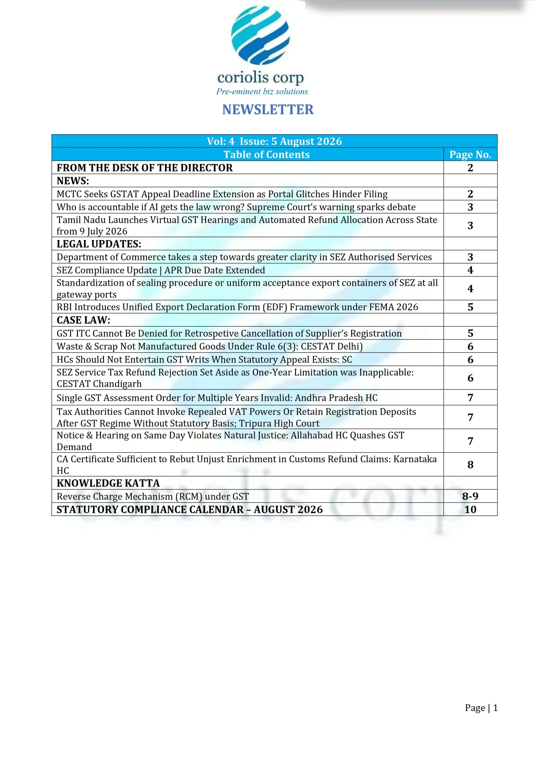 Newsletter - August 2026 V4 Issue No 5_page-0001