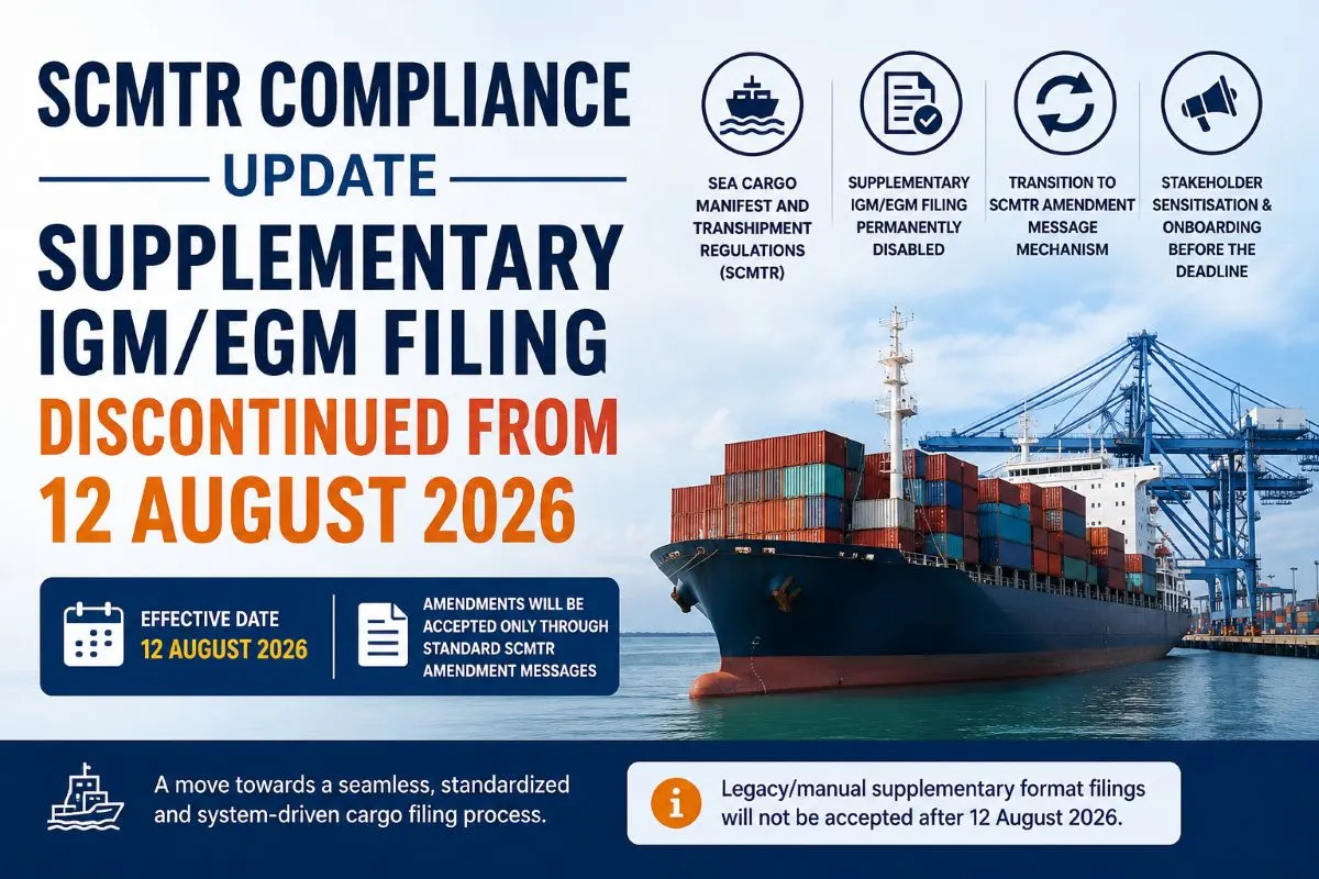 SCMTR Compliance Update: Supplementary IGM/EGM Filing Discontinued from 12 August 2026